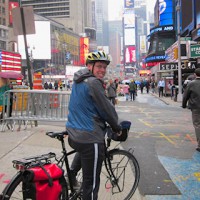 Timesquare mit seinen vielen LED-Bildschirmen